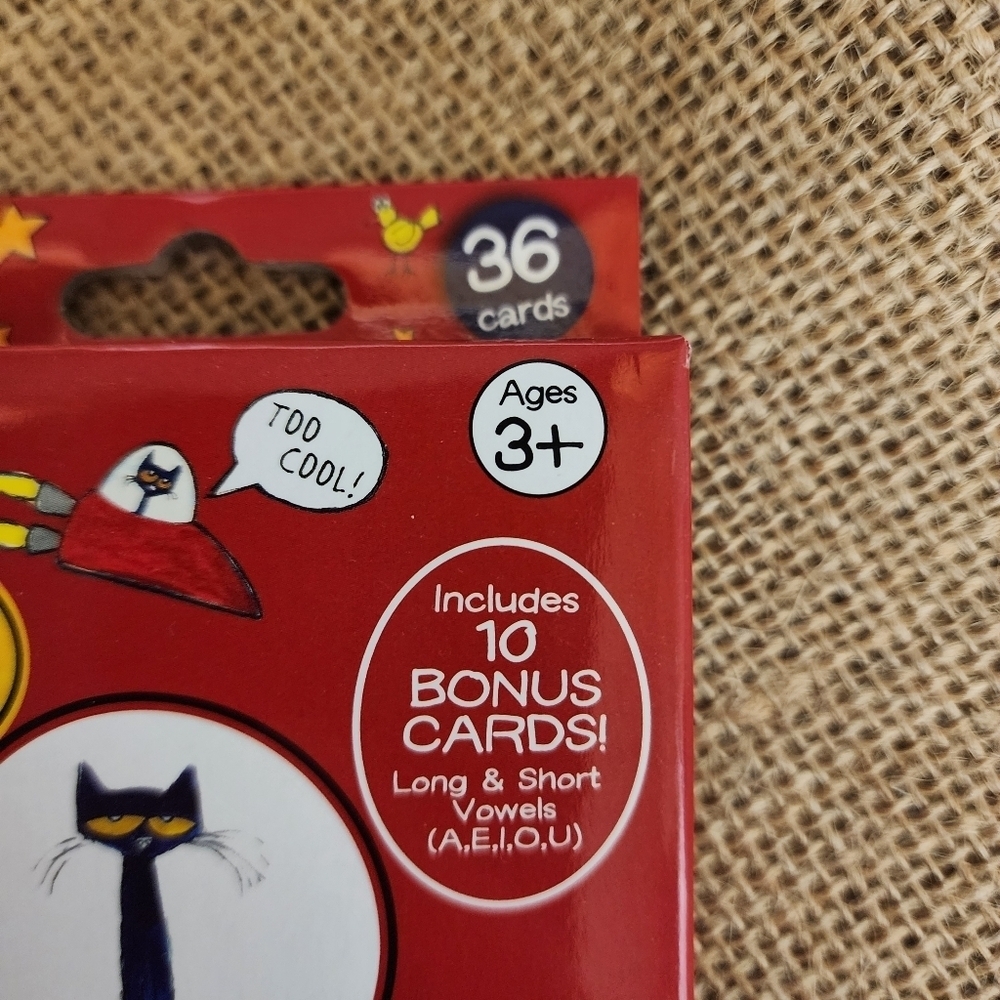 Pete the Cat ABC flash cards NWT - Picture 3 of 10